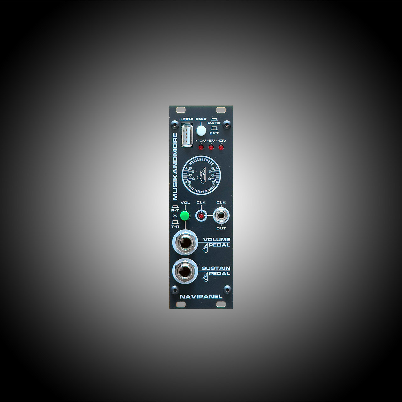 8TE-CLK-Pedal-USB-Eurorack 8TE-CLK-Pedal-USB-Eurorack