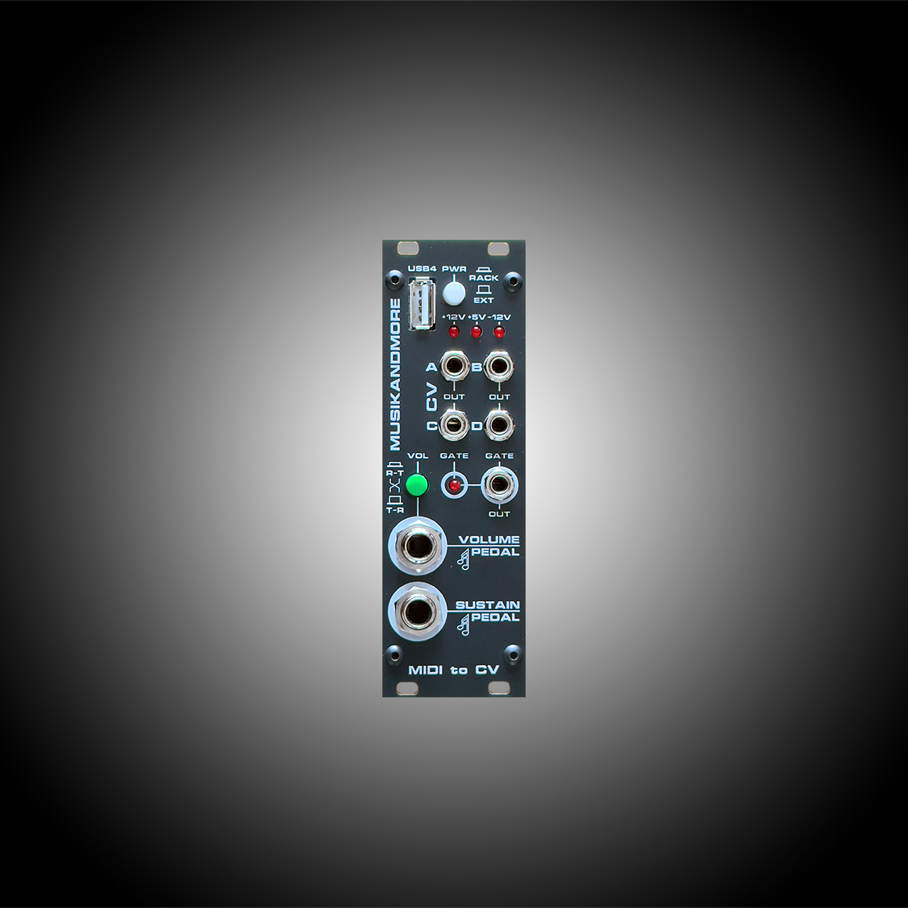 8TE-Midi-to-CV-Pedal-USB-Eurorack 8TE-Midi-to-CV-Pedal-USB-Eurorack