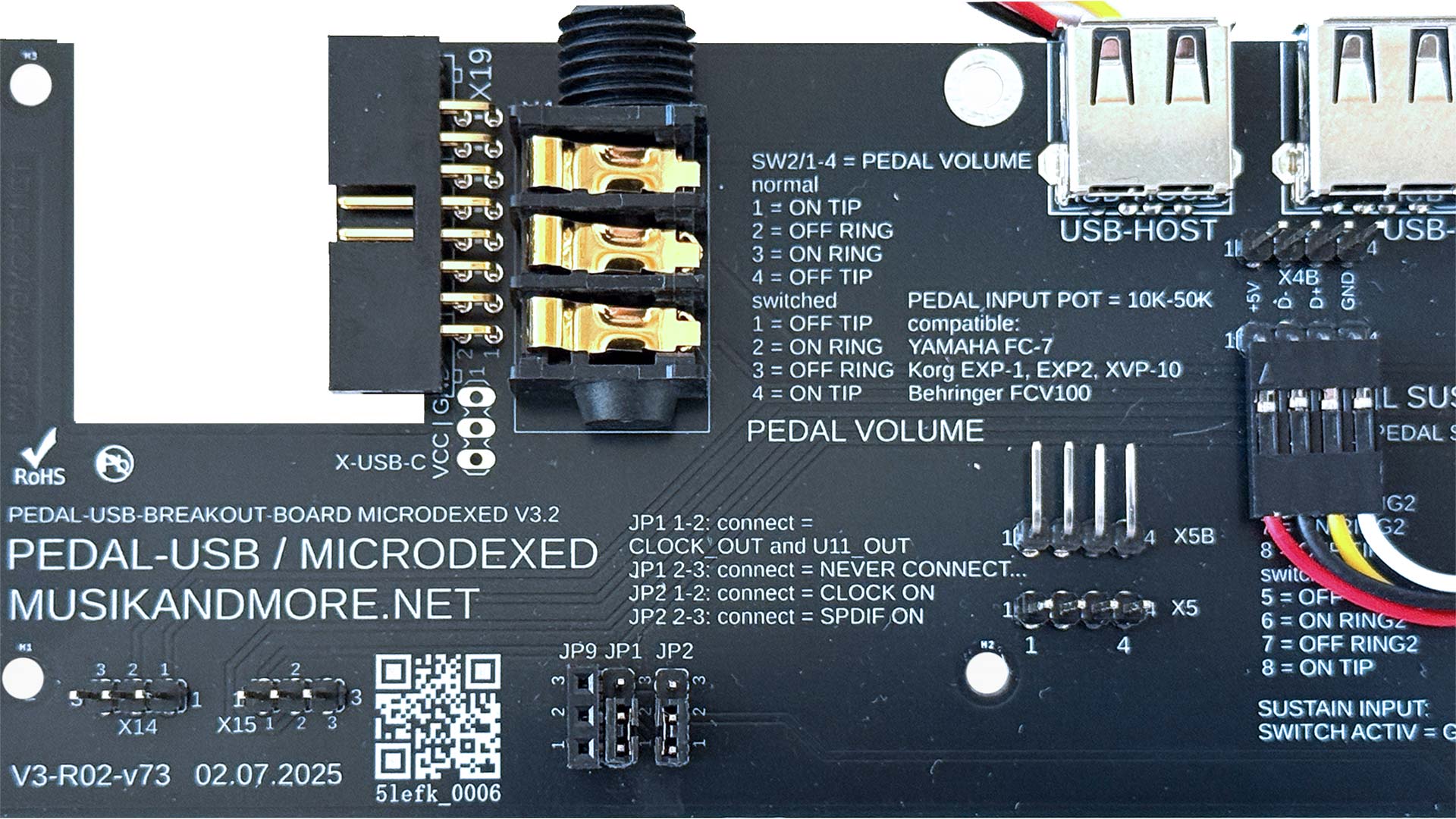 Pedal-USB-Breakout-Jumper-7732-K82
