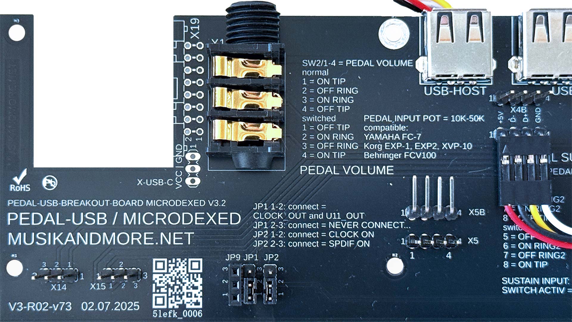 Pedal-USB-Breakout-Jumper-7733-K82