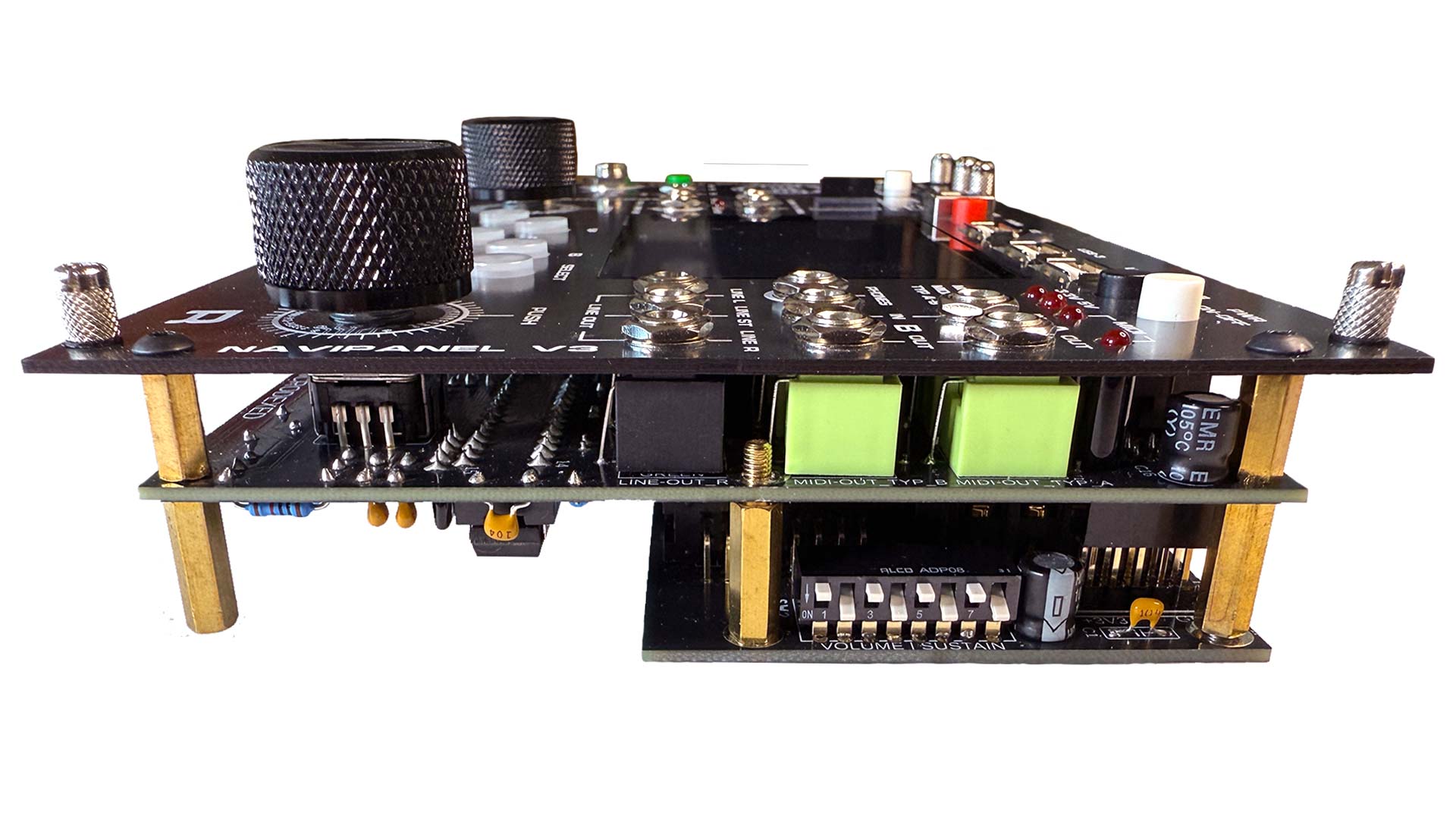 Navipanel-8TE-Frontpanel-Pedal-USB-Right_7766