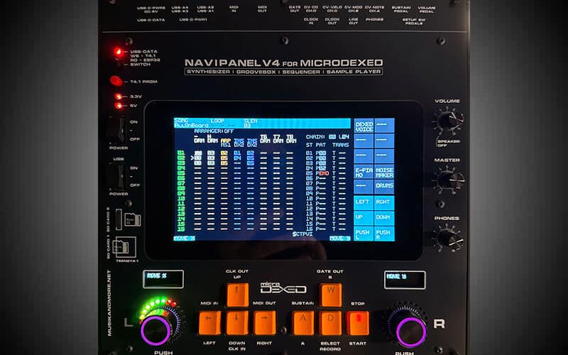 7" Navipanel-V4 Frontansicht